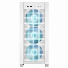 Gabinete Asus Tuf Gaming Gt302 Argb Midi Tower, Vent. 3x 140 Mm, Vent. 1x 140 Mm, Blanco
